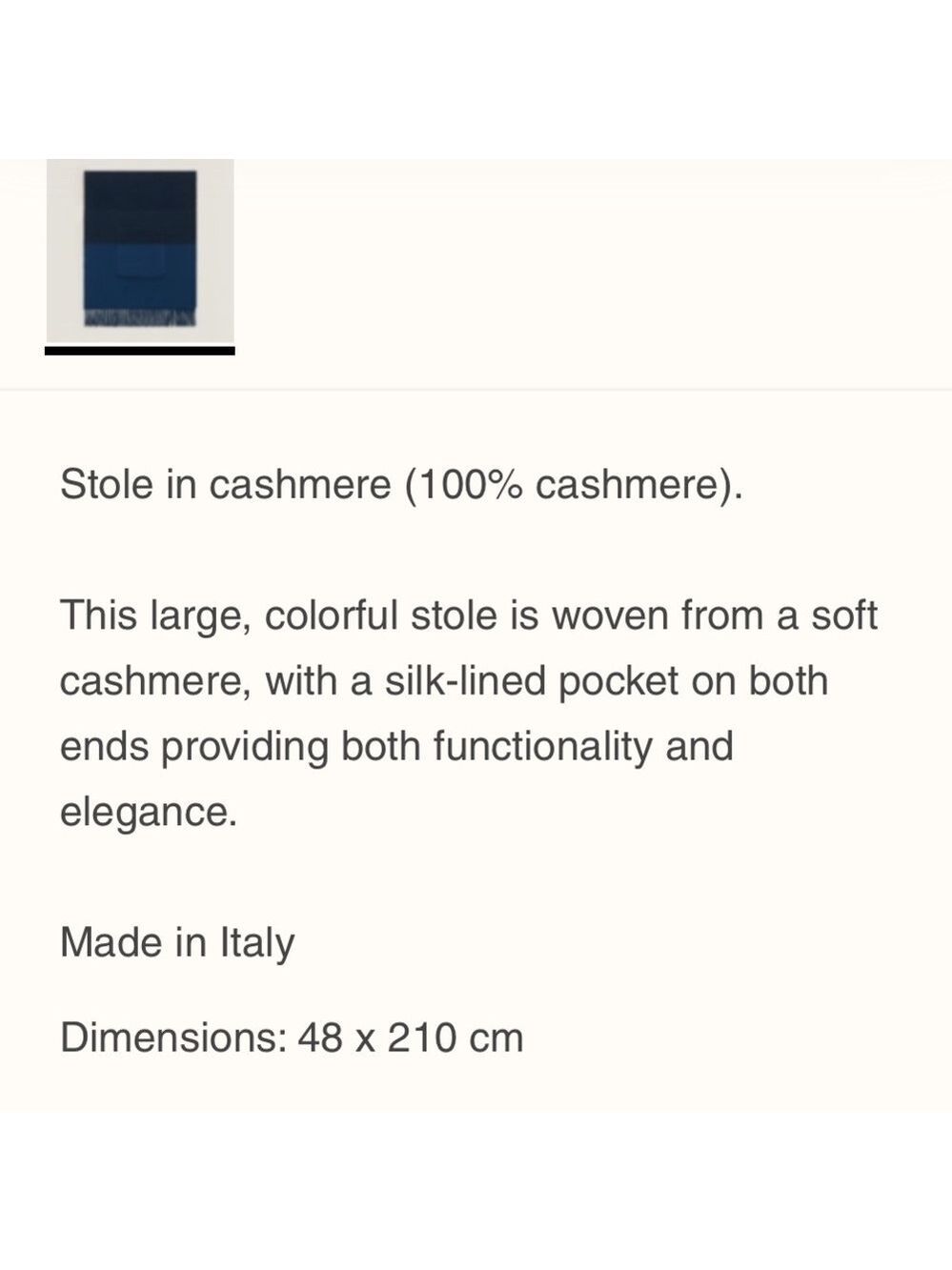 Hermes cashmere stole - Picture 6 of 6